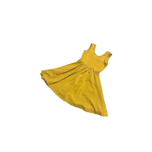 Alice & Ames | Mustard Yellow CotAlice & Ames | Mustard Yellow Cotton Dress | 5T - Picture 1 of 4